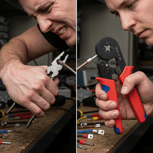 WireGrip – Precision Ratchet Ferrule Crimper