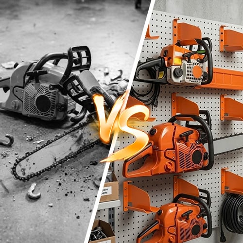 WorkshopLock – Chainsaw Wall Storage Bracket