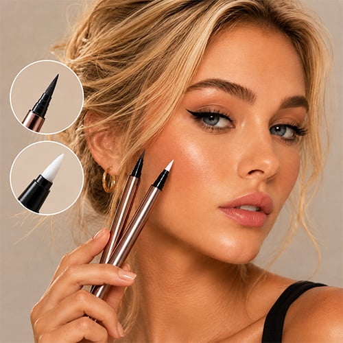 LineAura – Dual-Tip Precision Liquid Eyeliner