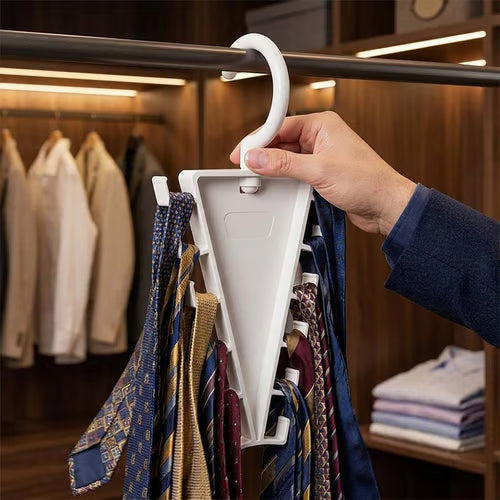 SpinLuxe – 12-Hook Rotating V-Shaped Accessory Organizer