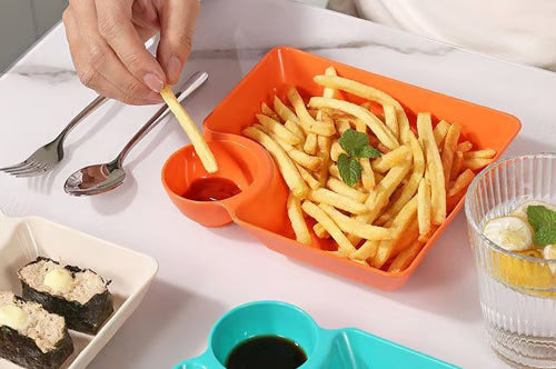 ServeLuxe – Smart Divided Dumpling Plate