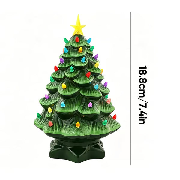 EverGlow – Mini Resin Nostalgic Christmas Tree Lamp
