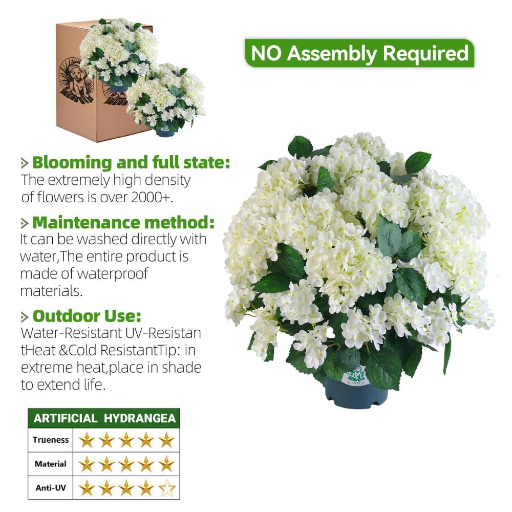 PetalNest – Lush Silk Hydrangea Flower Decorations